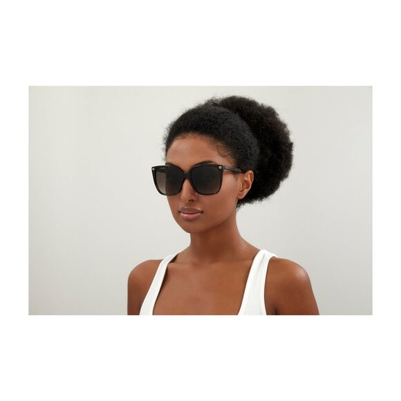 New GUCCI Havana Square GG0022S 003 Sunglasses Women - Picture 6 of 8